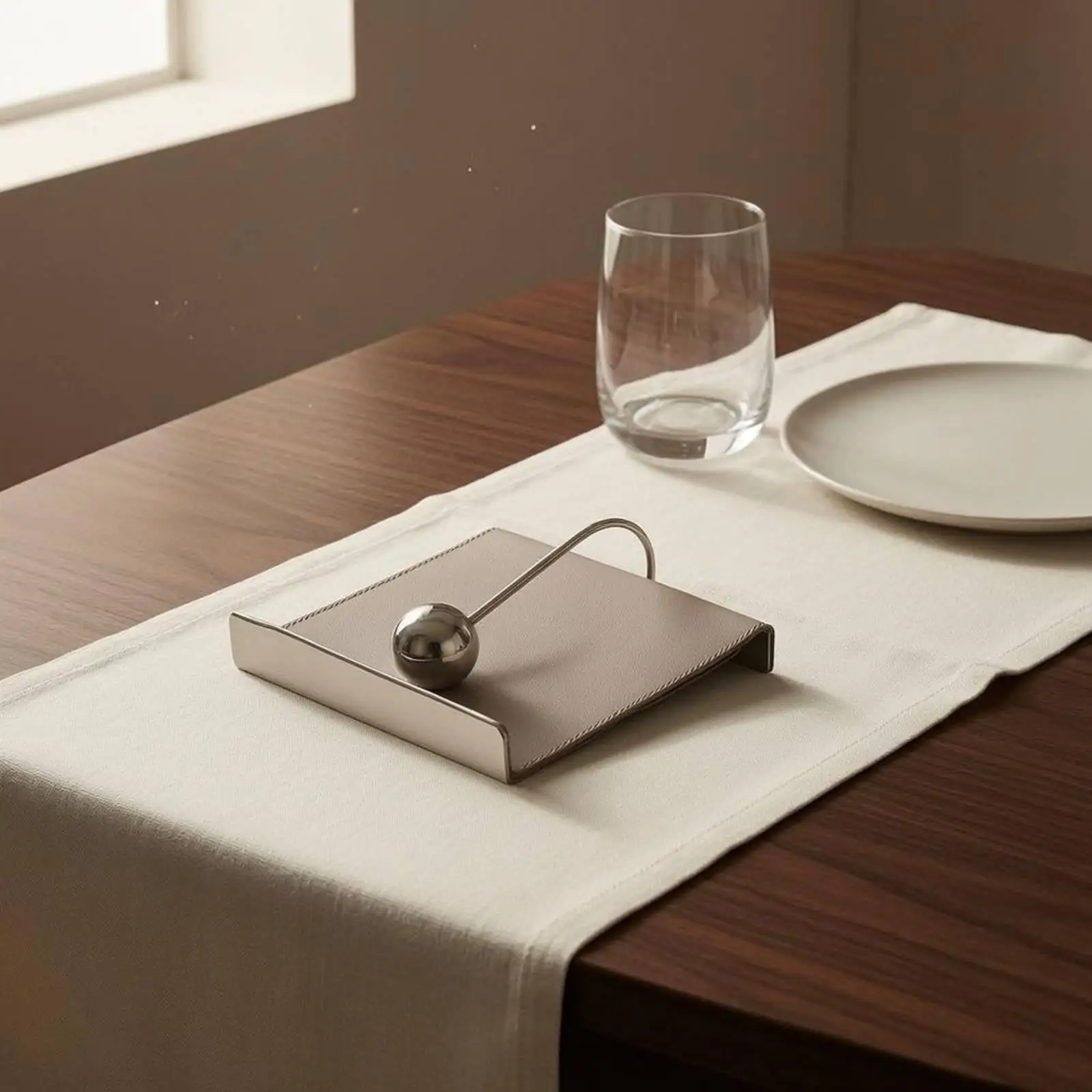 Tabletop Tissue Holder Luxurious Feel Napkin Holder Easy to Clean