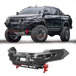 Top 4x4 Pickup BULL BAR Steel front bumpers rear   for -toyota hilux revo rogue Conquest vigo  rocoo 2021 2022 2023