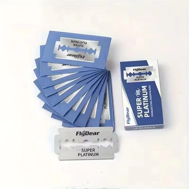 

10-80 шт. лезвий для бритв с двойным лезвием, лезвия из нержавеющей стали для складных ножей, для бритья и удаления волос