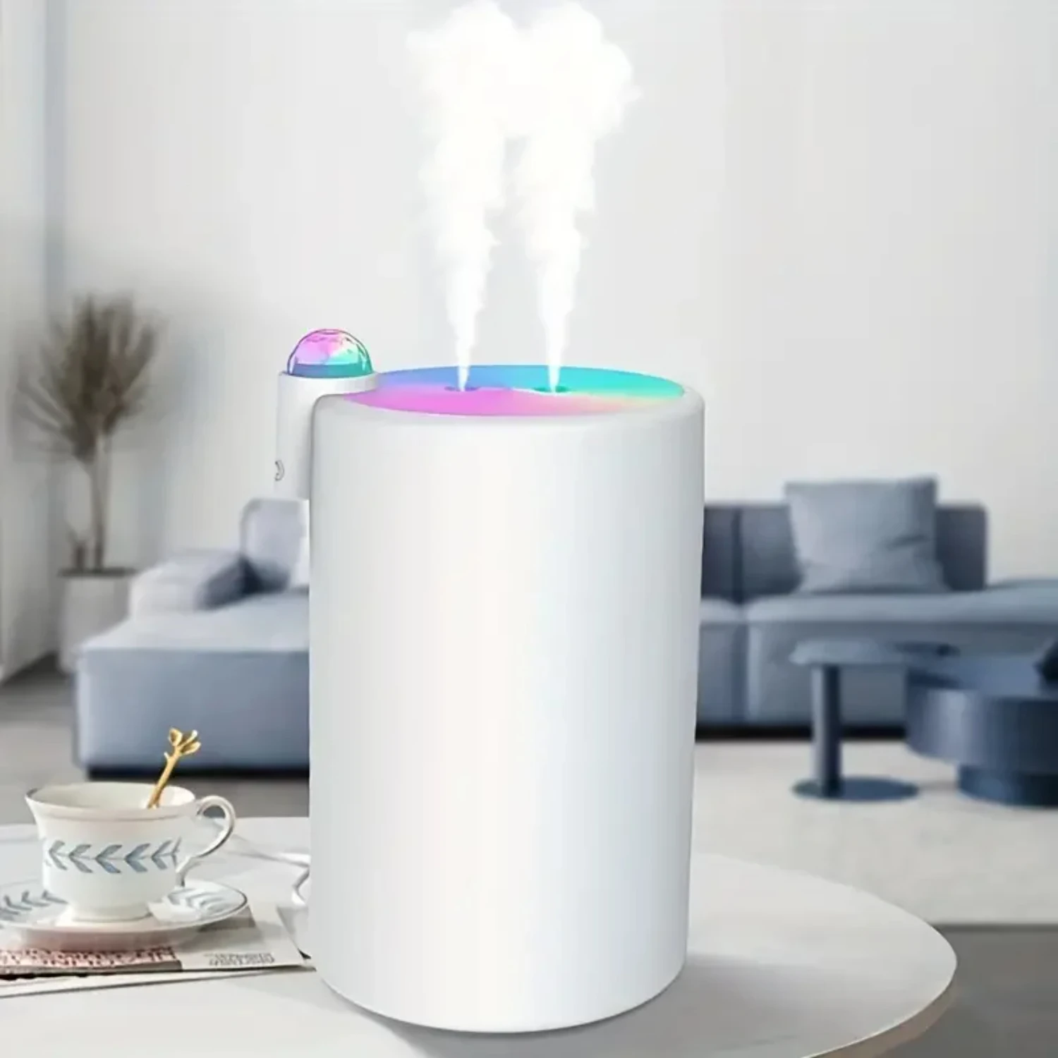 Humidificador de aire ultrasónico de gran capacidad, fabricante de niebla fría de 2000Ml para mejorar la calidad del aire y la humedad de la habitación, nuevo