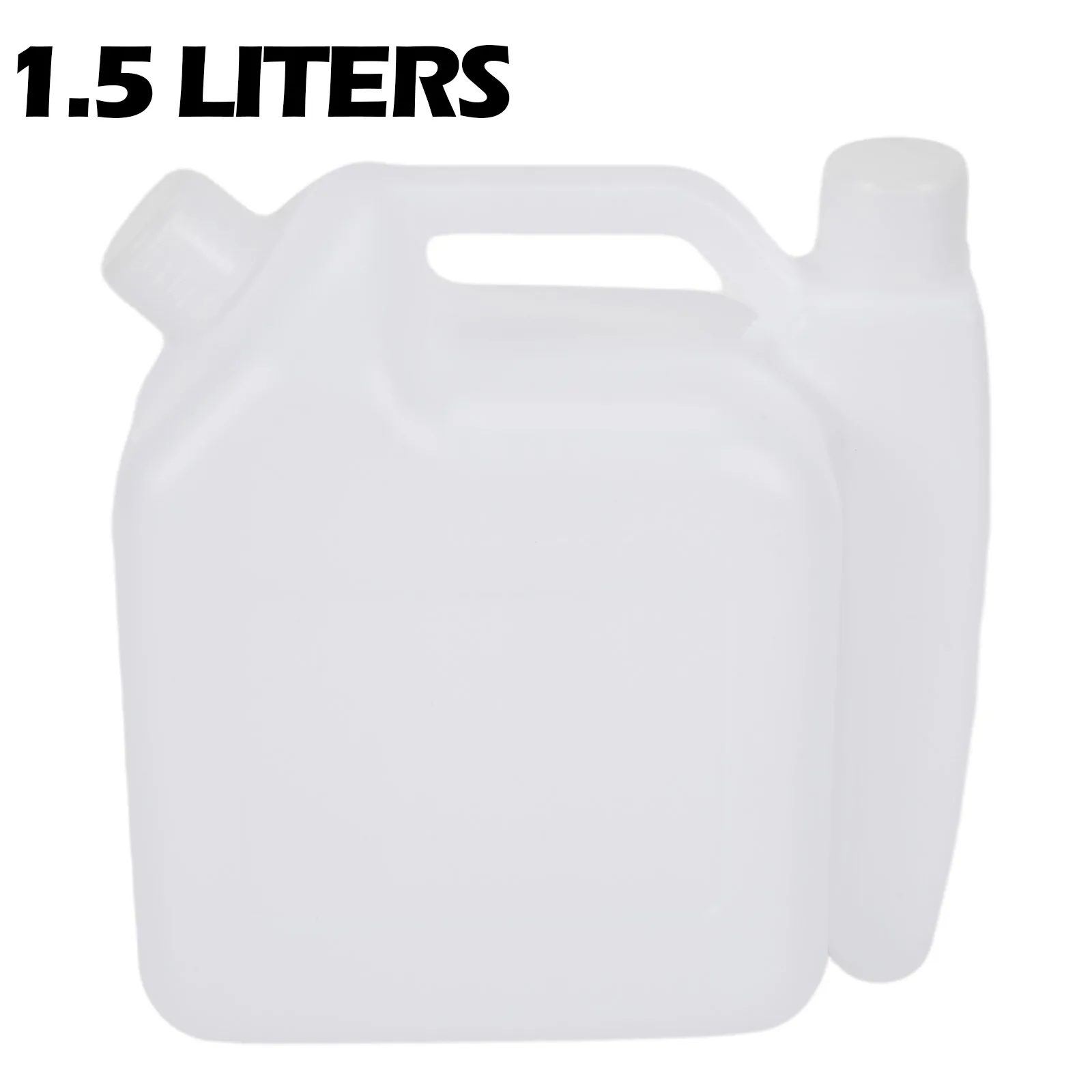 Mixing Bottle Tank 1 5L for Petrol Suitable for Chainsaws For Trimmers & Lawn Mowers with Dual Filling Points and Ratio Scales