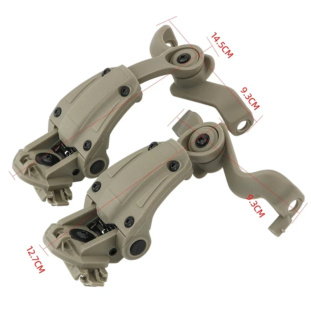 

Tactical Headset M32 Noise Reduction Earmuff ARC Rail Adapter for EARMOR M32 / M32H Electronic Earmuffs Airsoft Shooting Headset