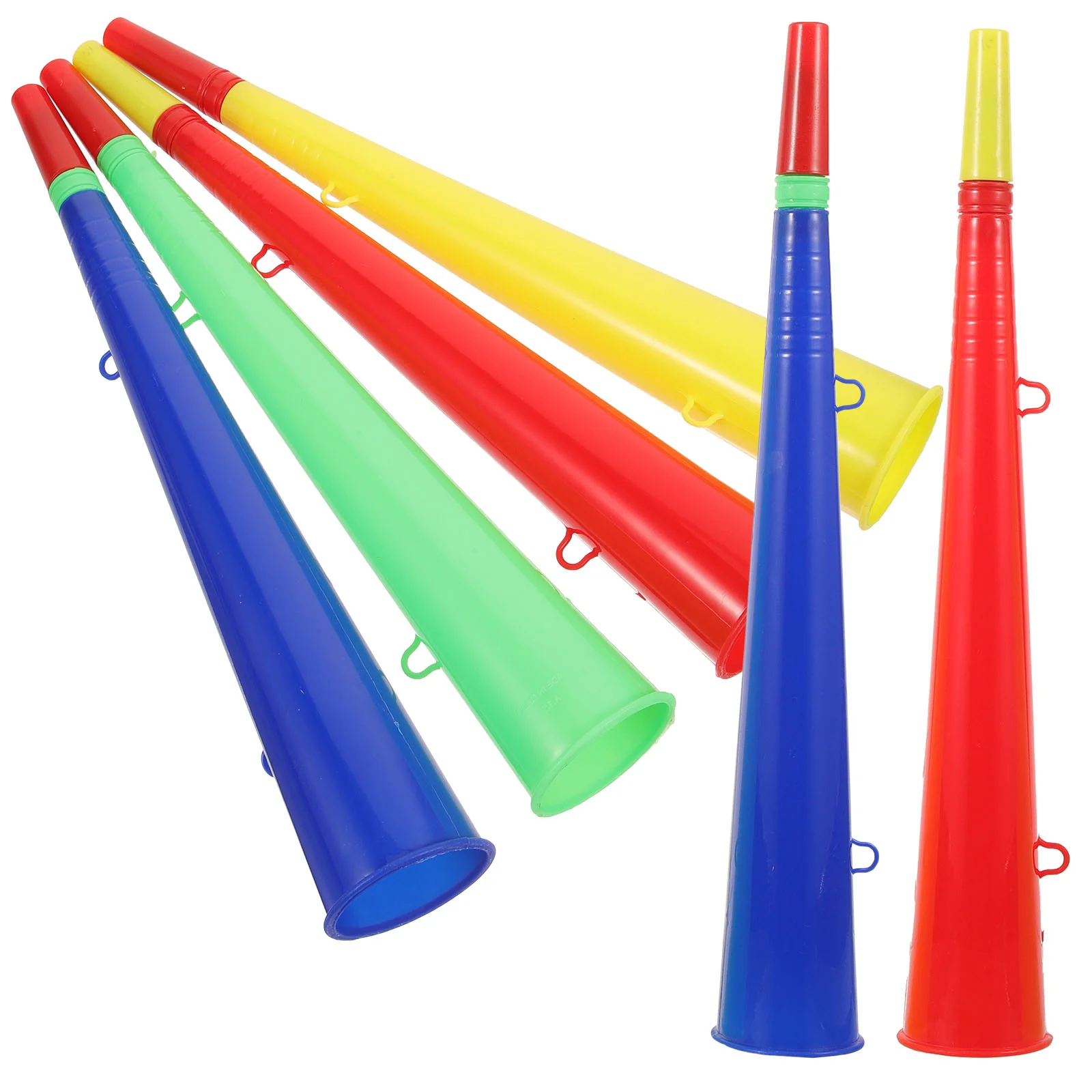 

6PCS Sports Game Plastic Trumpet Fans Props Party Concert Horn Ornaments (Random Color) sports fans trumpet