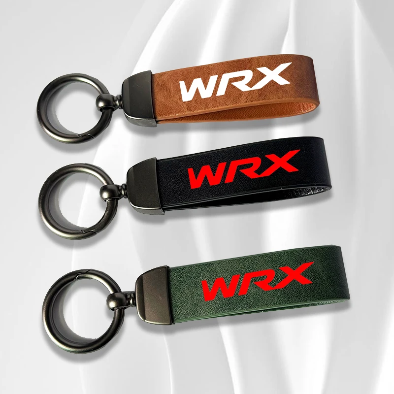 

Car fashion vintage leather key chain key chain pendant For Subaru Forester 4 SJ XV WRX 2012- 2015 2018 Accessories