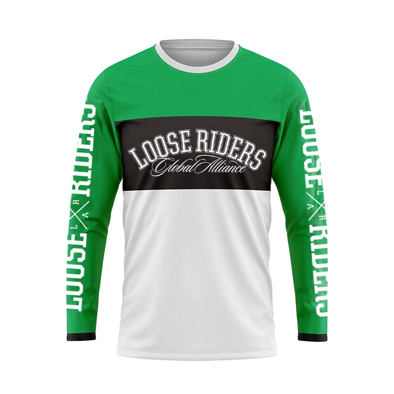 Loose rider long sleeve shirt DH motorcycle racing enthusiast t-shirt men and women bicycle outdoor bicycle clothing
