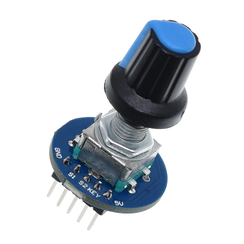 TZT Rotary Encoder Module for Arduino Brick Sensor Development Round Audio Rotating Potentiometer Knob Cap EC11