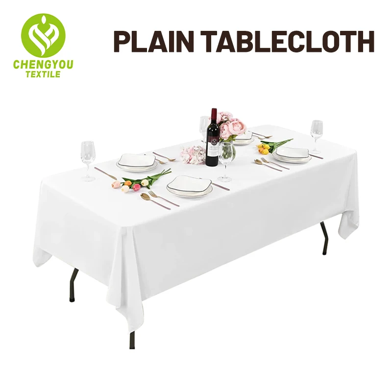 

152 cm x 260 cm rectangular tablecloth decoration and table accessories, easy to store, suitable for camping, Christmas, parties