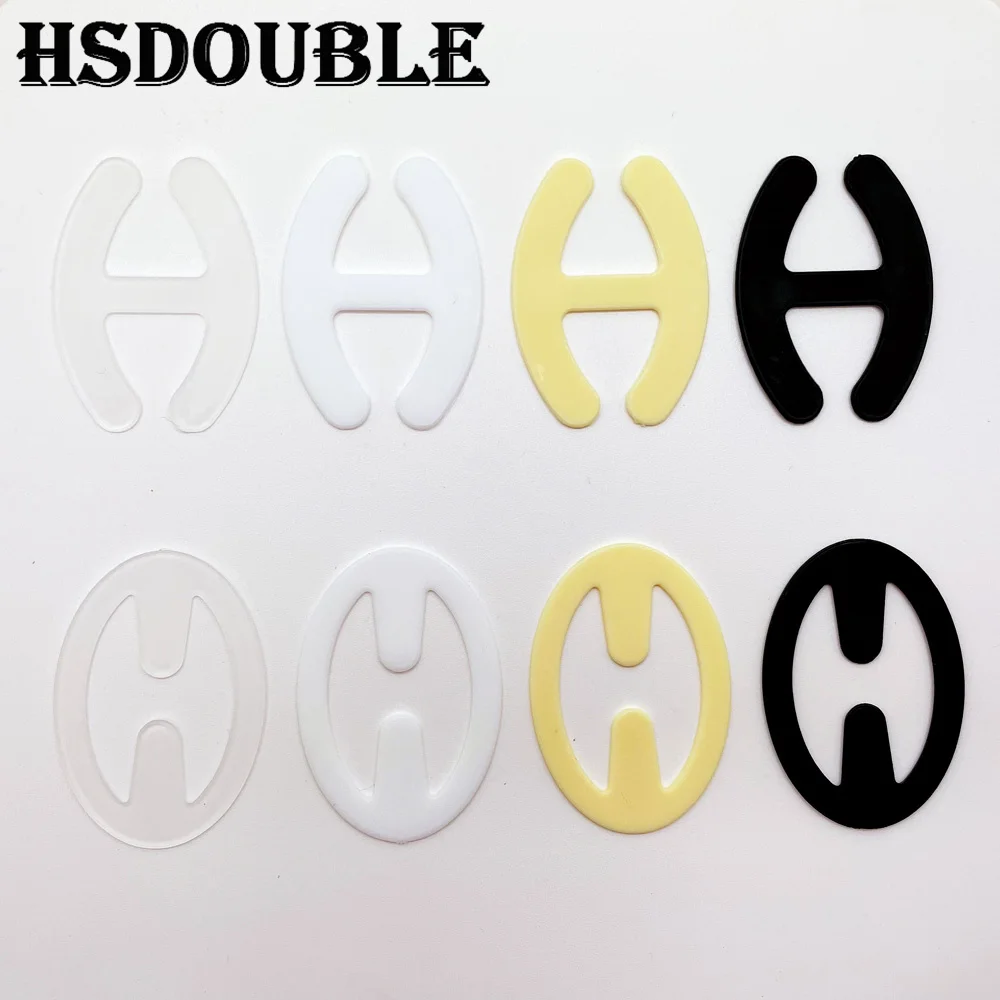 4 Pcs/Pack Underwear Bra Buckle Invisible Shadow-Shaped Back Intimates Accessories Clips Strap Holders