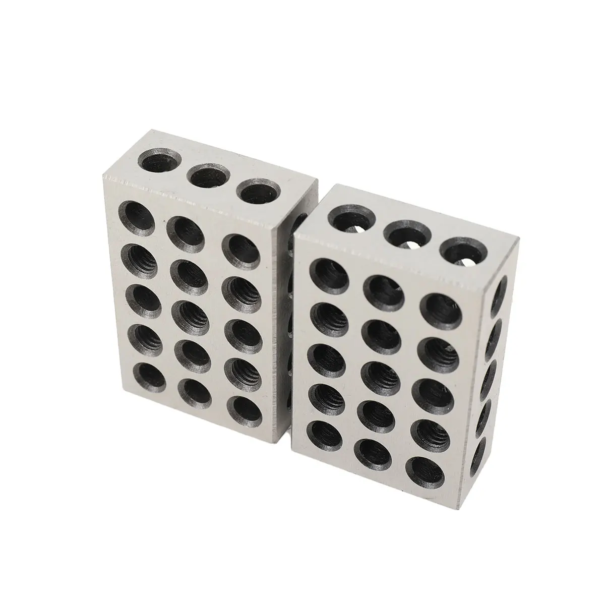 2 Präzisionsklöcke aus gehärtetem Stahl, 1–2–3 Blöcke, 0,0001 Zoll, präzise abgestimmte Maschinisten, 123 Fräswerkzeuge, 23 Löcher, 25–50–75 mm Blöcke – Detail 11