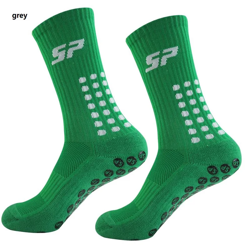 1 Pairs New Men Women Soft Breathable Anti-slip Football Socks Running Soccer Basketball Cycling Sports Grip Socks