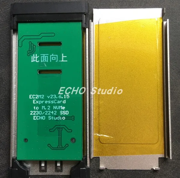 ExpressCard to SSD Expansion Card NVMe Hard Disk M.2 2230 2242 SSD X230 Notebook