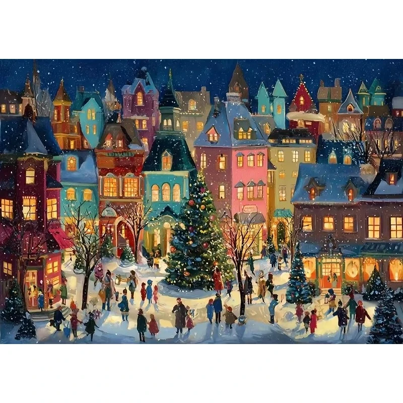 Art Craft Winter - طقم رسم بالألماس ثلاثي الأبعاد (5D)