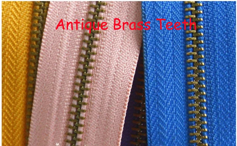 10yards 63 Colors 5# two way customize color zip DIY metal zipper accessories for sewing bags garments fabric wholesale