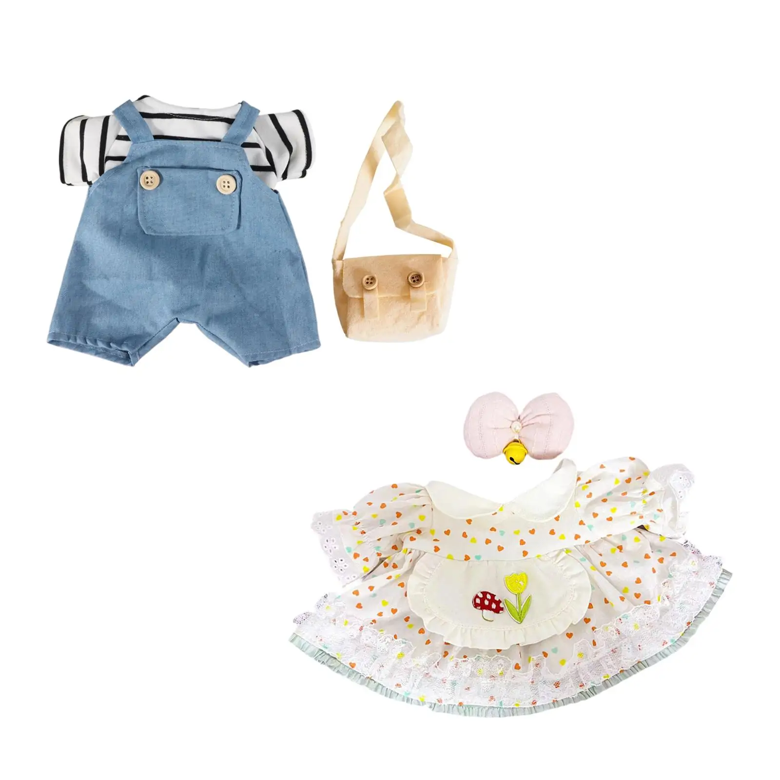 

14.96inch Doll Clothes DIY Doll Toy Fashion Comfortable Cute Doll Outifit Doll Clothing Doll Accessories for Party Gift Birthday