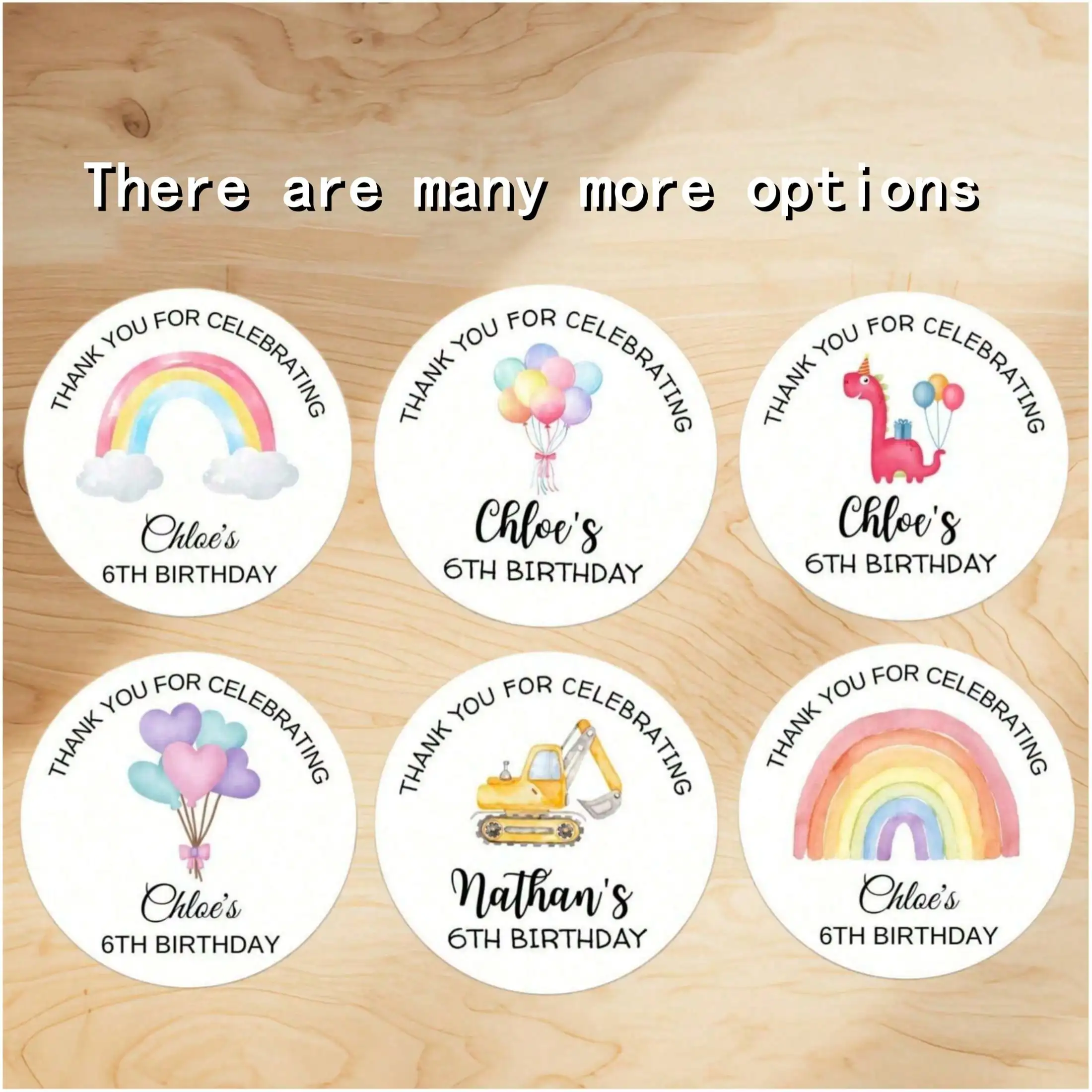 

100 шт. наклейки на день рождения для мальчиков и девочек-яркий торт, декор для вечеринки, подарочная упаковка-водостойкие прочные этикетки