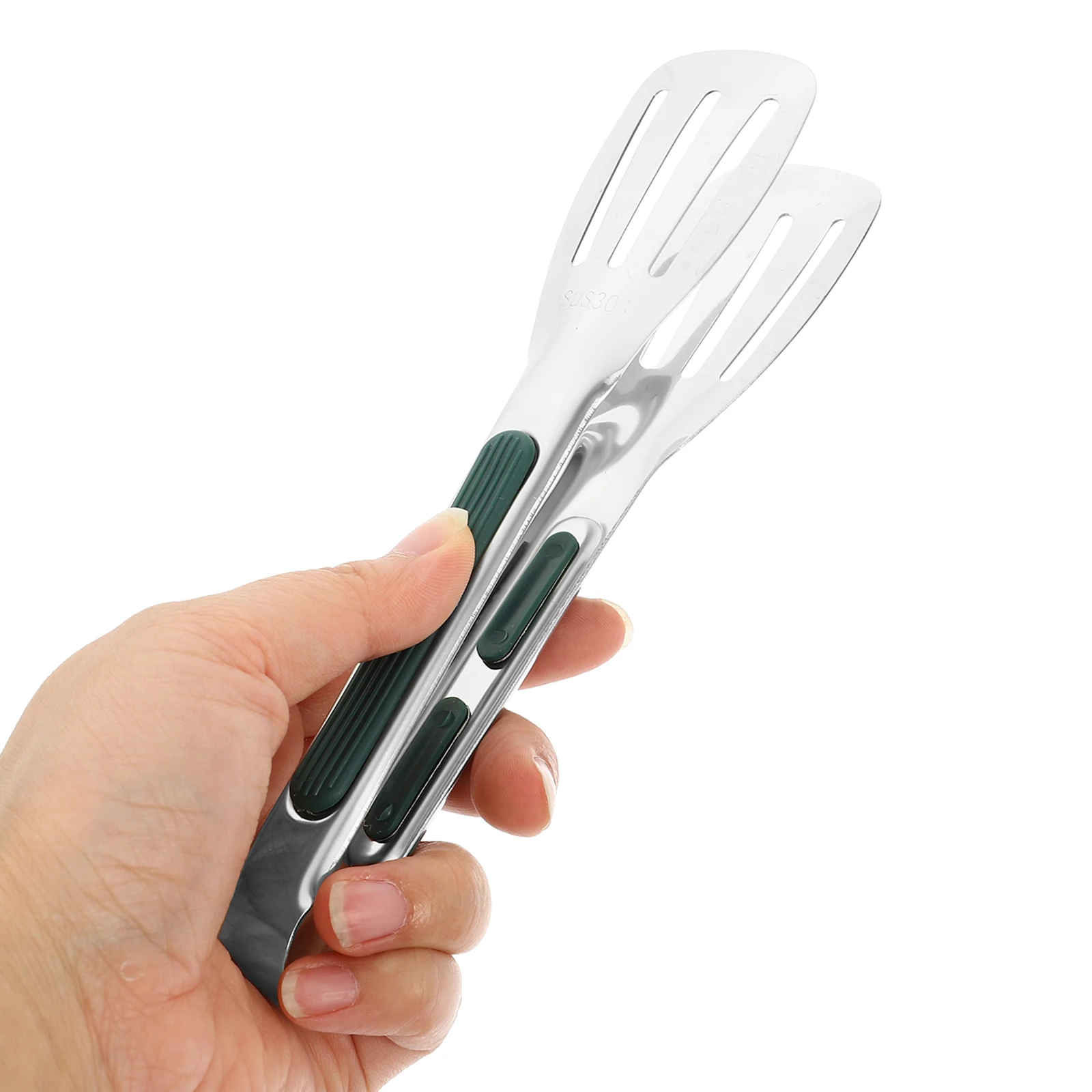 

Stainless Steel Food 20Cm Steak Clamp Grill Tongs Kitchen Cooking Tong Buffet Dessert Clip Bbq Bread Clamp Non Slip Handle