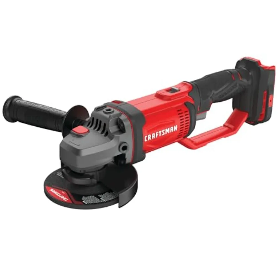 

V20 4-1/2-Inch Angle Grinder Small Tool Only Metal Gray High-Speed Cutting with Lightweight Design