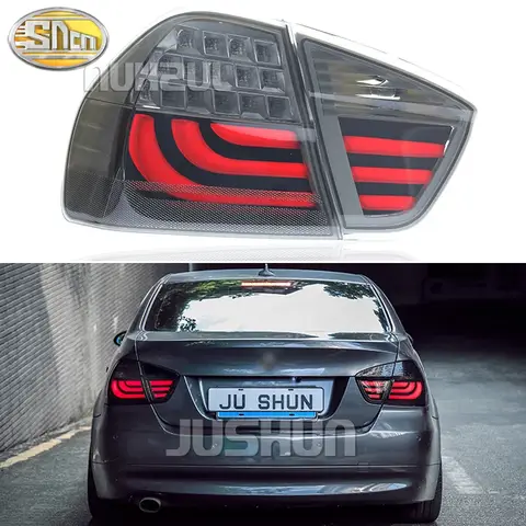 LED 후방 주행 램프, 브레이크, 후진, 동적 방향 지시등, 자동차 LED 후미등, BMW E90 2005-2012 318i 320i 325i