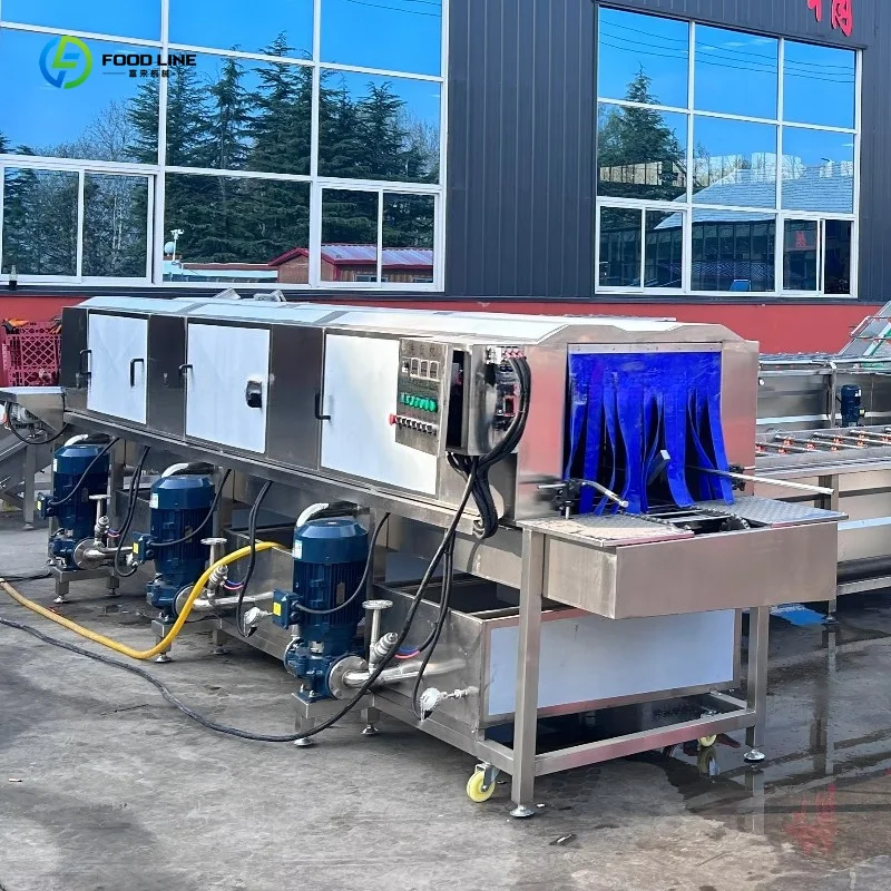 Customized Heavy Duty Industrial Basket Tray Washing Machine High Cleanliness Plastic Flip Crate Cleaner