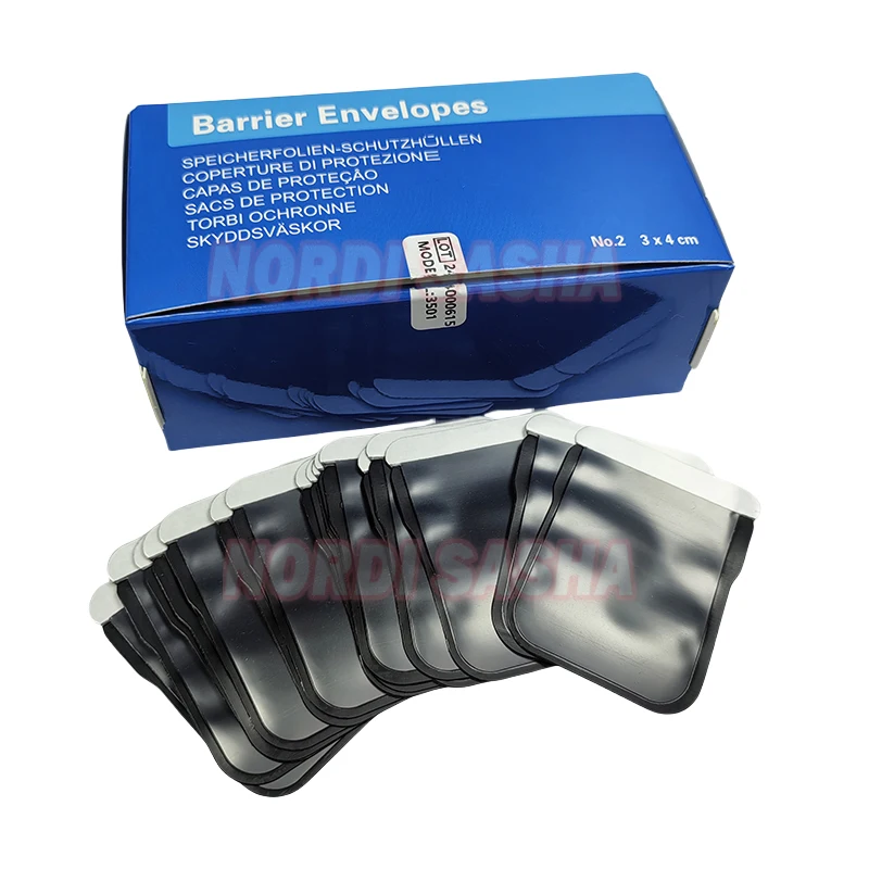 

900Pcs Disposable Dental X Ray Phosphor Plate Barrier Envelopes Protective Pouch Cover Bags For Size 0 1 2 3 Imaging Plate