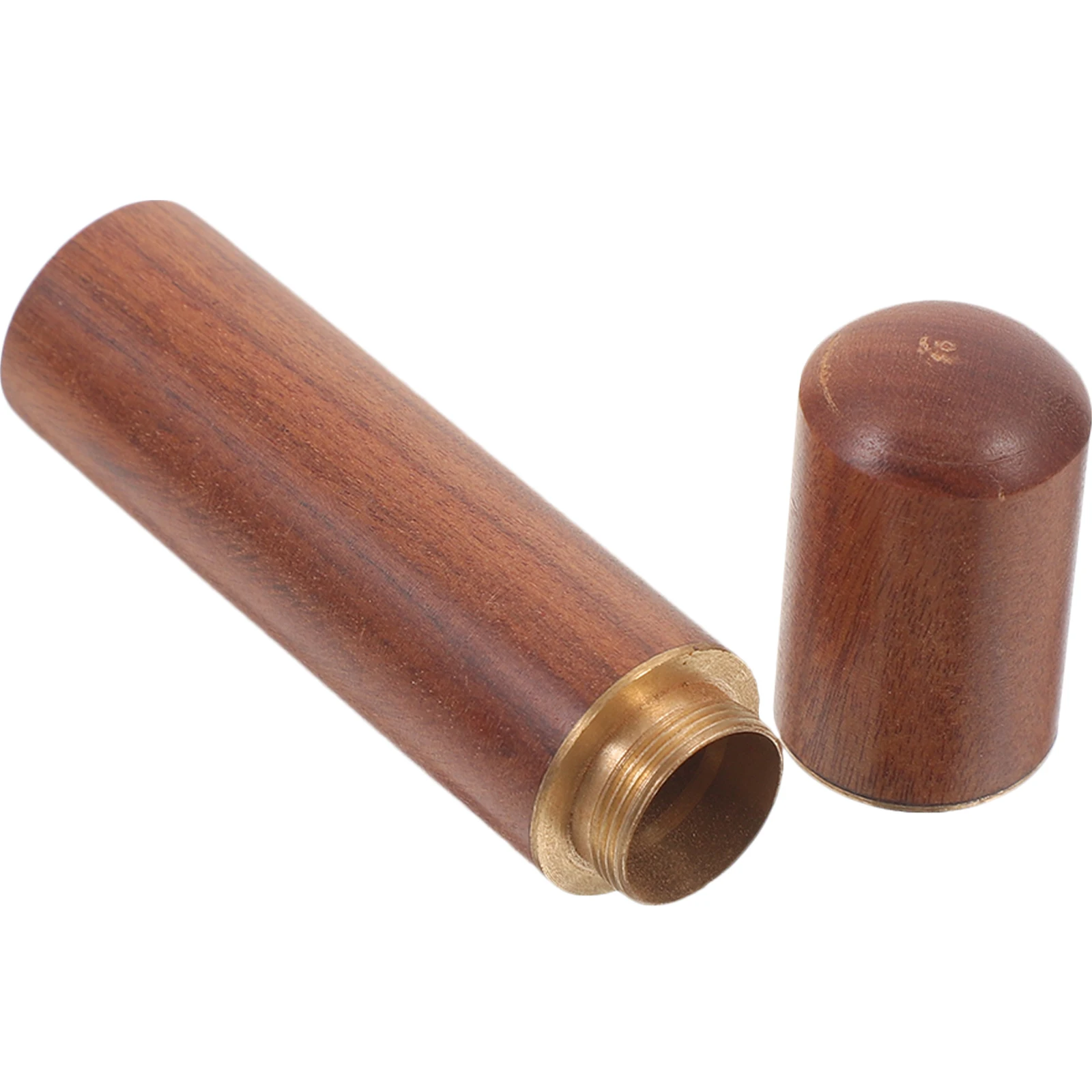 

Outdoor Camping Survival Storage Tube Wooden Match Container Decorative Holder Small Size Dry Matches Portable