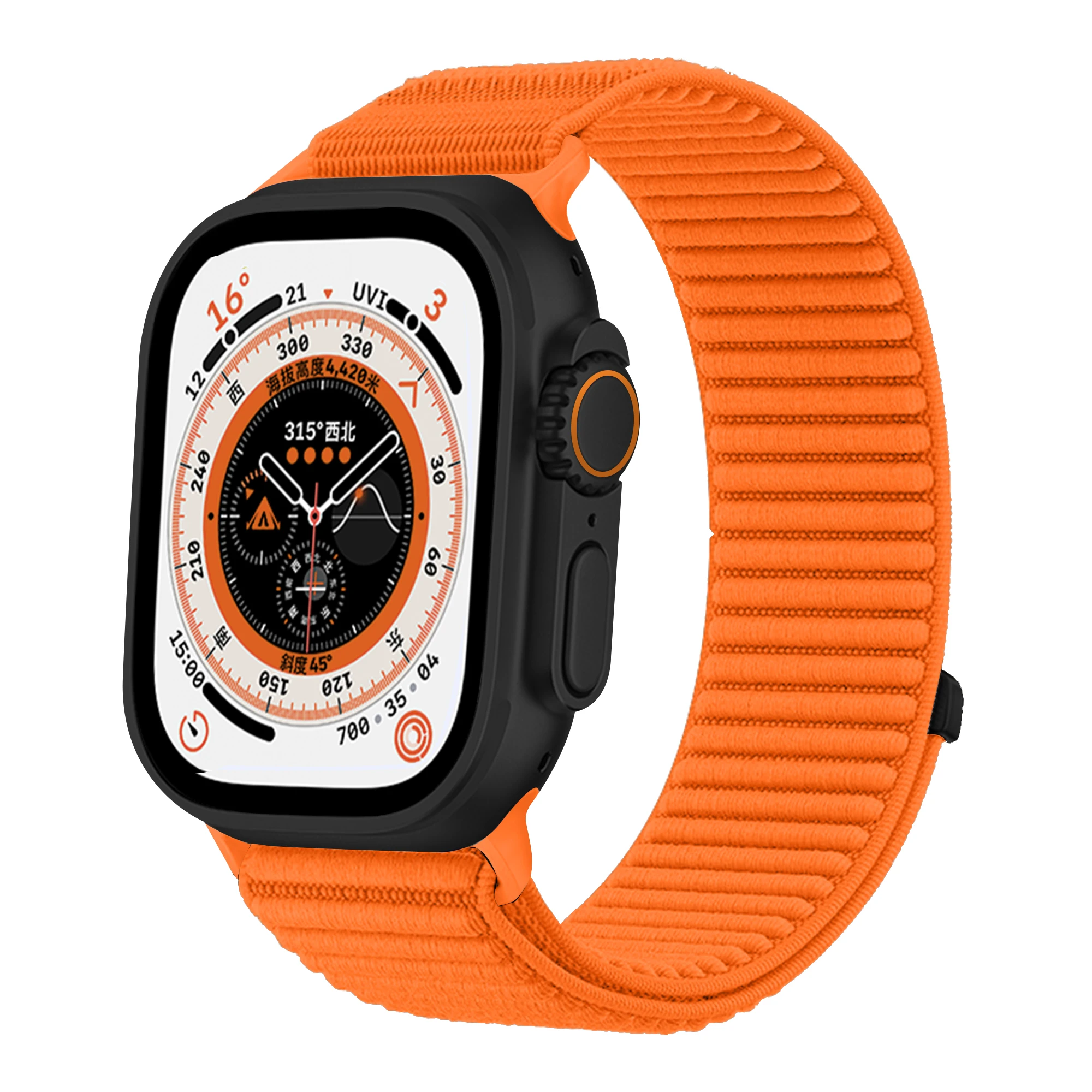 Wild Nylon Strap For Apple Watch Ultra2 49mm 42 46mm 45mm 40 44mm 41mm Braided Sport Bracelet 40mm iWatch Band 10 9 8 7 6 5 4 SE