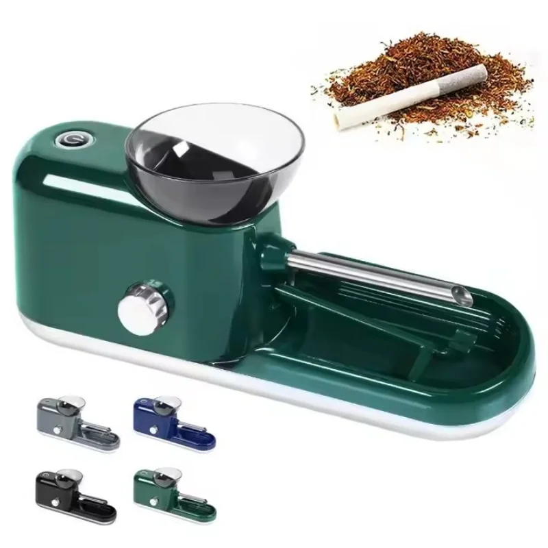 

Electric Automatic Cigarette Rolling Machine Tobacco Injector Maker Roller Grinder Making Cigarette Device Dry Herb Filling