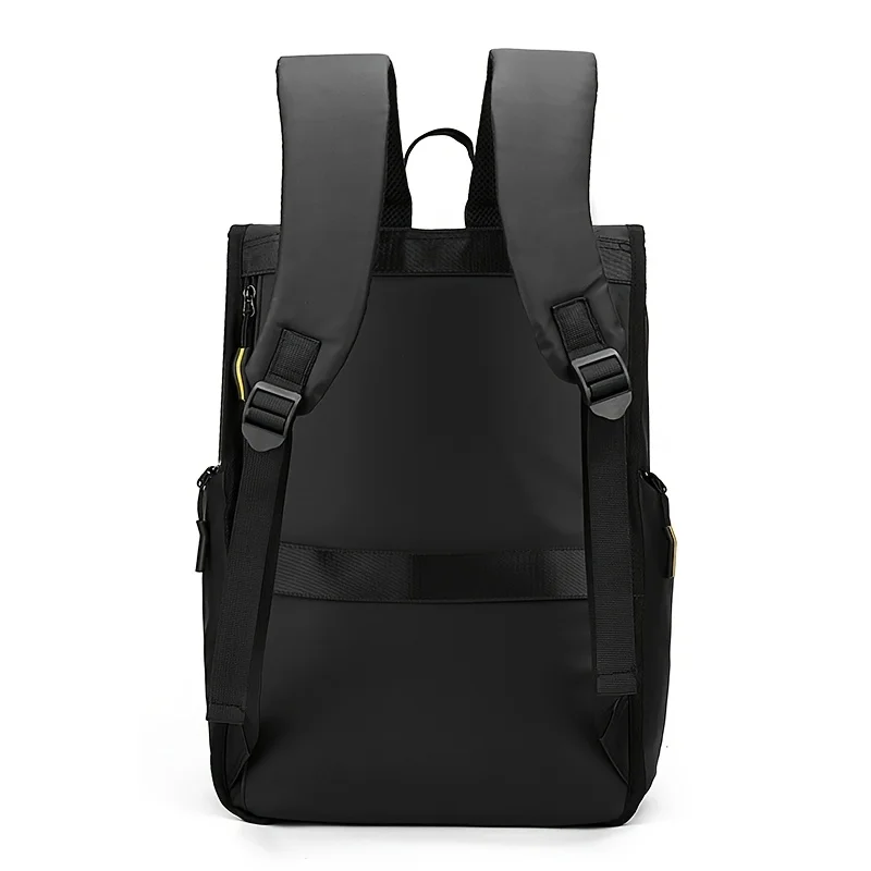 Męski plecak casualowy o dużej pojemności, rozszerzalny plecak na laptopa z wieloma przegródkami, wytrzymały czarny plecak do dojazdów do pracy.