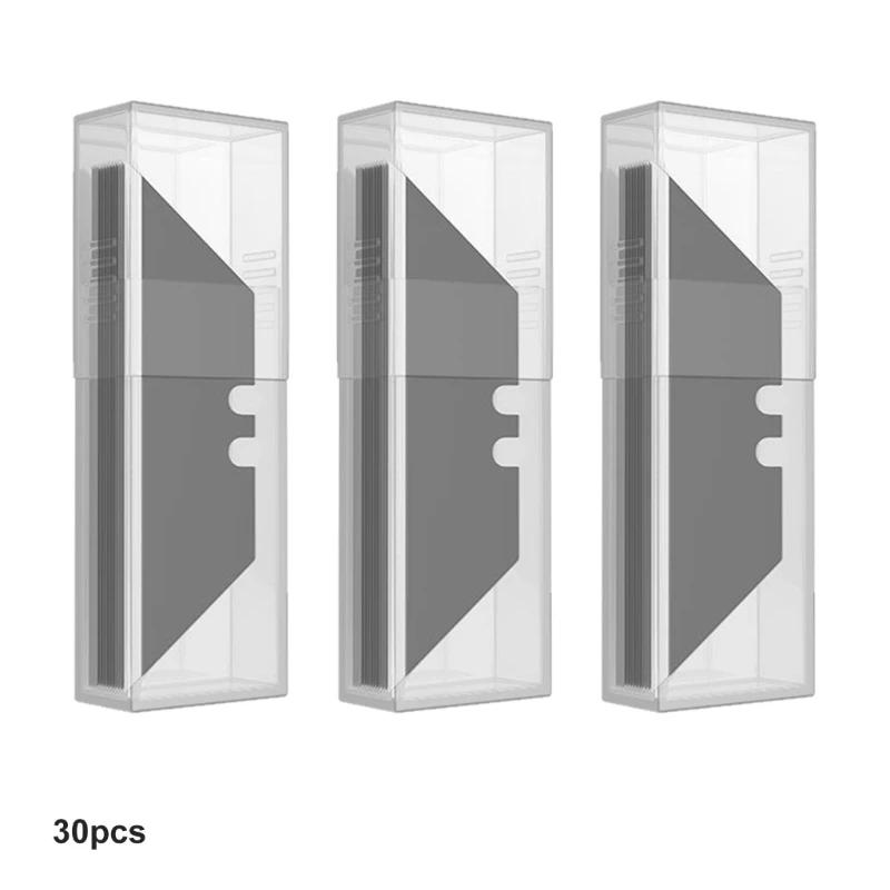 

Art Craft Cutter Tool Razor Blades in Protective Case Sharpness Edge for Crafting and DIY Projects Trapezoid Blade