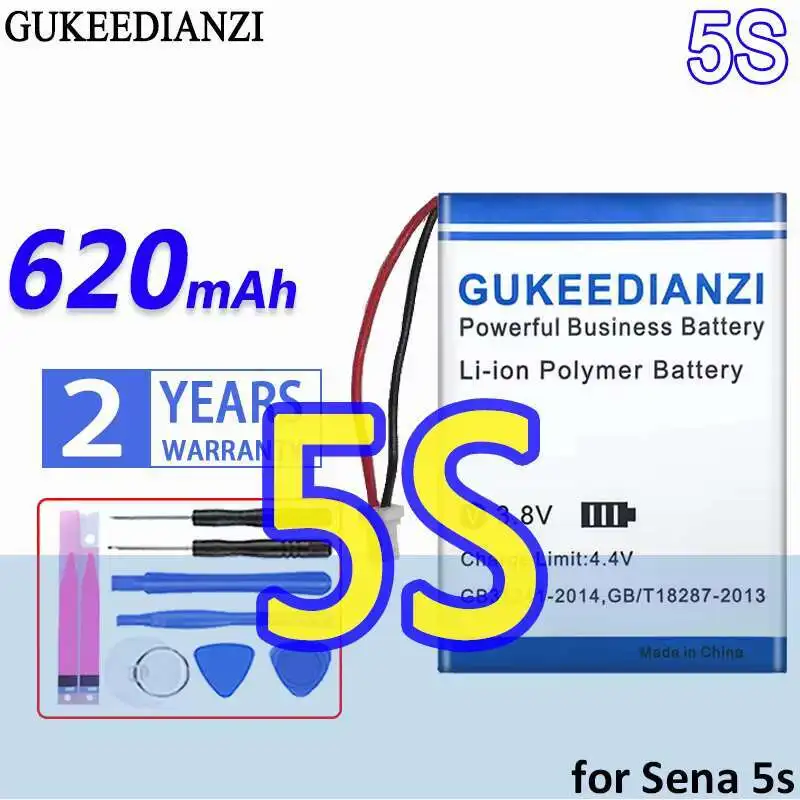 

Экологически чистый аккумулятор для мотоциклетного шлема для Sena 5S с быстрой зарядкой 620 мАч 2 линии