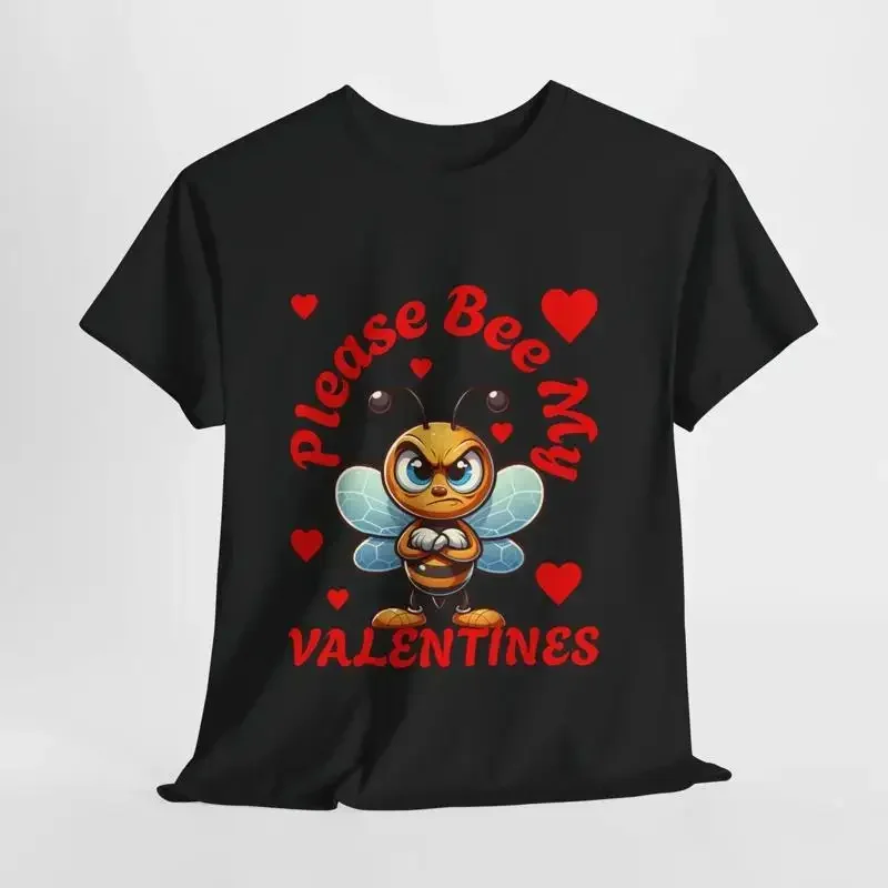 Valentines Bumblebee T Shirt Cute Great Bee My Valentine Funny s Day Top Love for Him Her