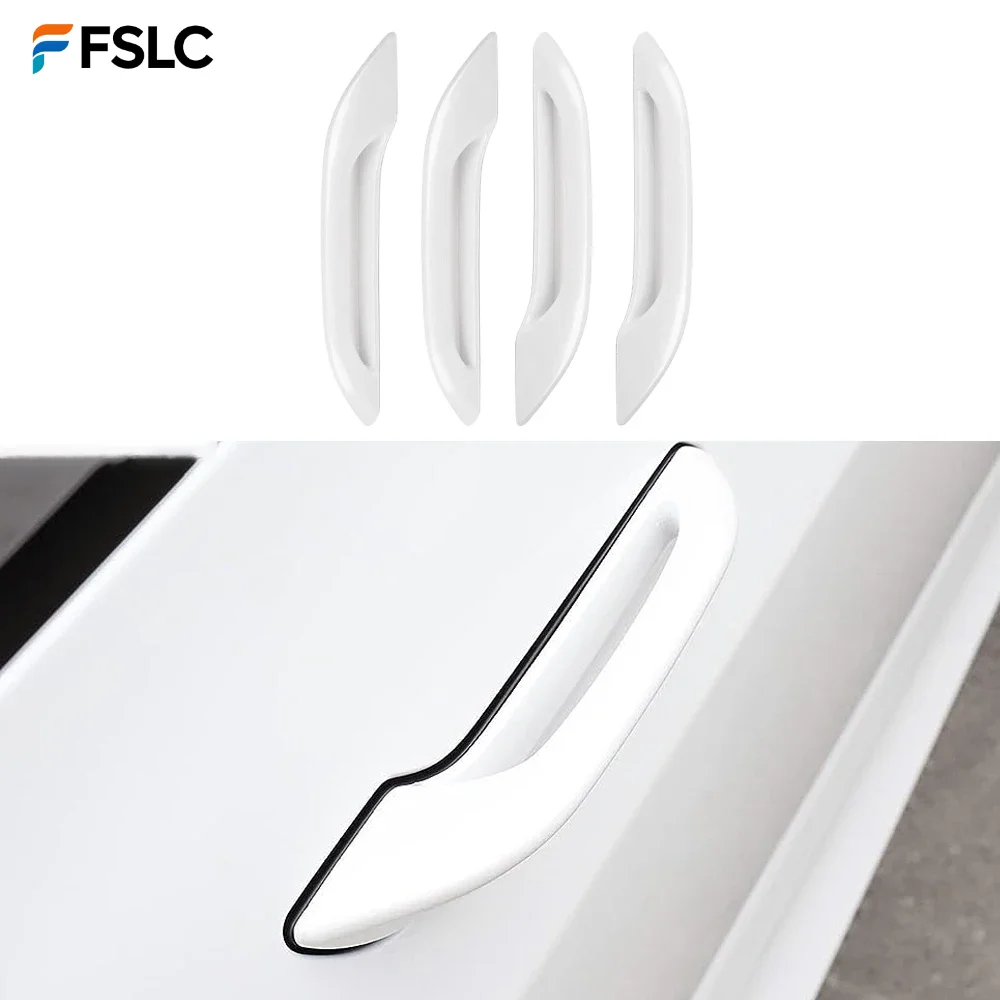 

⭐Genuine⭐ 4PCS ABS Anti-Freeze Door Handle Stickers For Tesla Model 3 Y 2017-2023, Winter Car Accessories & Protection Covers