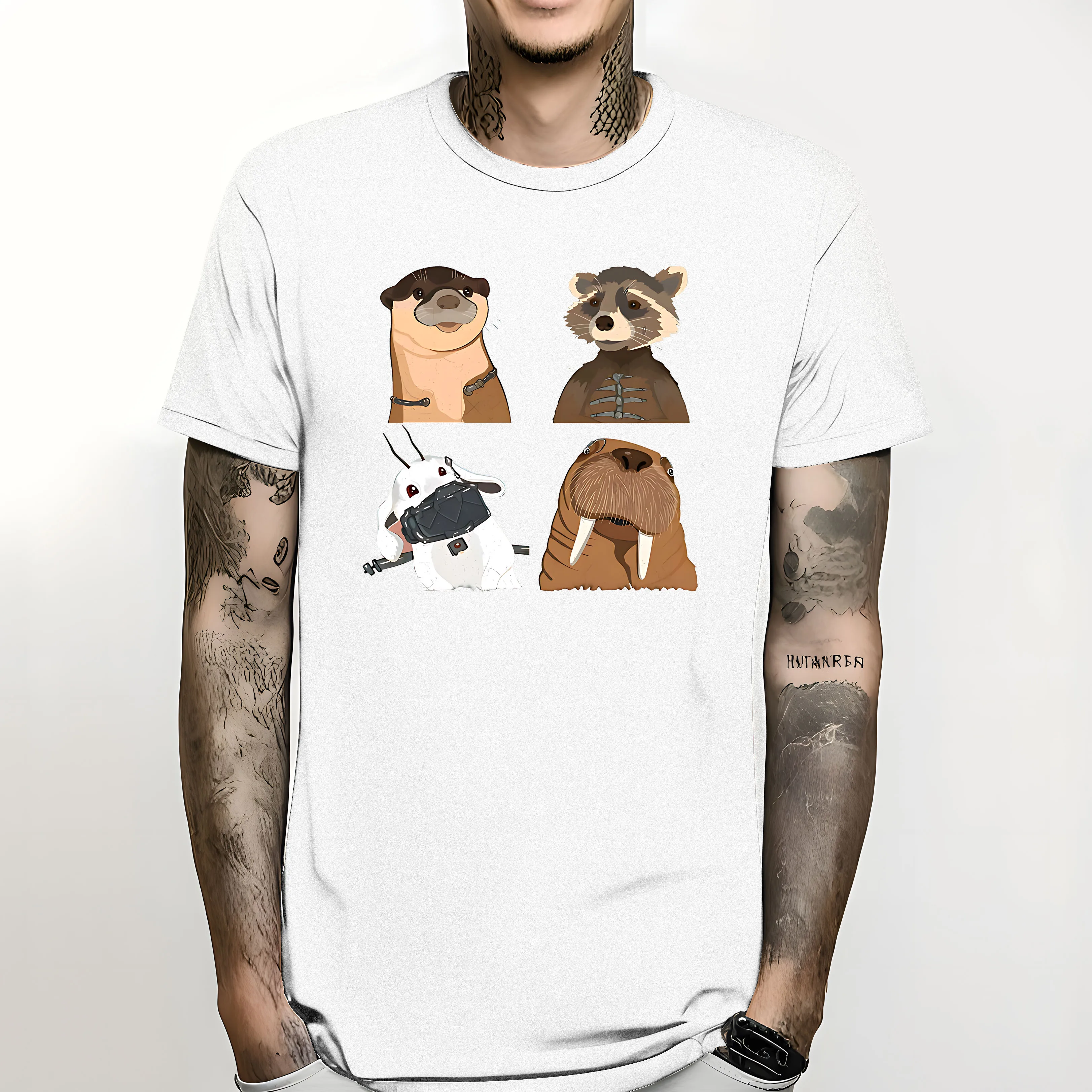 Guardians 3 Inspired Rocket Raccoon Friends Tshirt Fans Gift Lylla & Rocket Teefs Floor T-Shirt Lylla Shirts Galaxy oversized