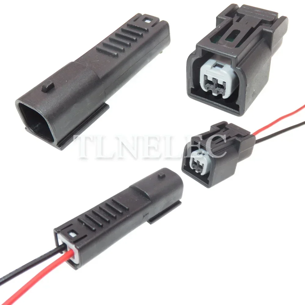 2 Pin Way Car Nozzle Electric Spray Electrical Connector with Wires Auto Wire Harness Sockets For Honda 6189-6904