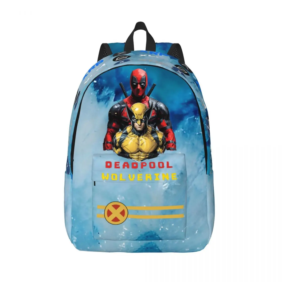 Picnic Return Of The Superheroes Retro Washable Fashion Marvel X-Men Backpack High School Students Laptop Bag For Gifts