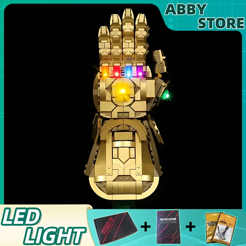 DIY LED Light Kit For LEGO 76191 Infinity Gauntlet (Only LED Light,Without Blocks Model)