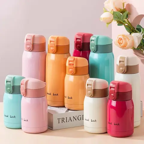 Mini Thermos Cup Stainless Steel Pocket Cup Portable Vacuum Flasks Keeps Cold and Heat Thermal Mug Travel Thermal Coffee Mug