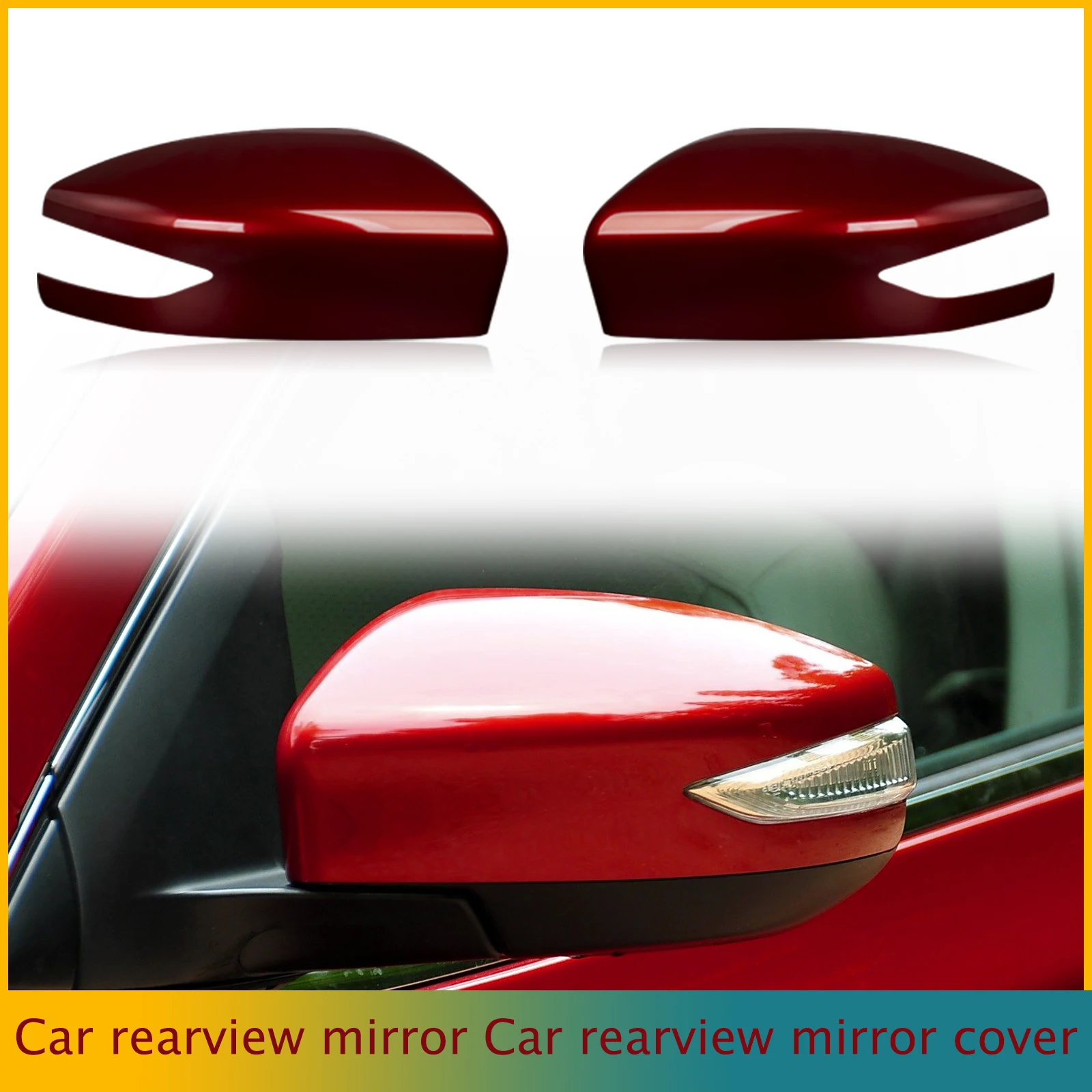 

Car Rearview Mirror Cover Cap Housing Fit For Nissan Sentra WITH Signal Light 2013 2014 2015 2016 2017 2018 2019