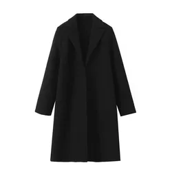 RARF abbigliamento donna nuovo stile europeo abbigliamento donna nuova moda casual temperamento semplice cappotto di stoffa cappotto di lana