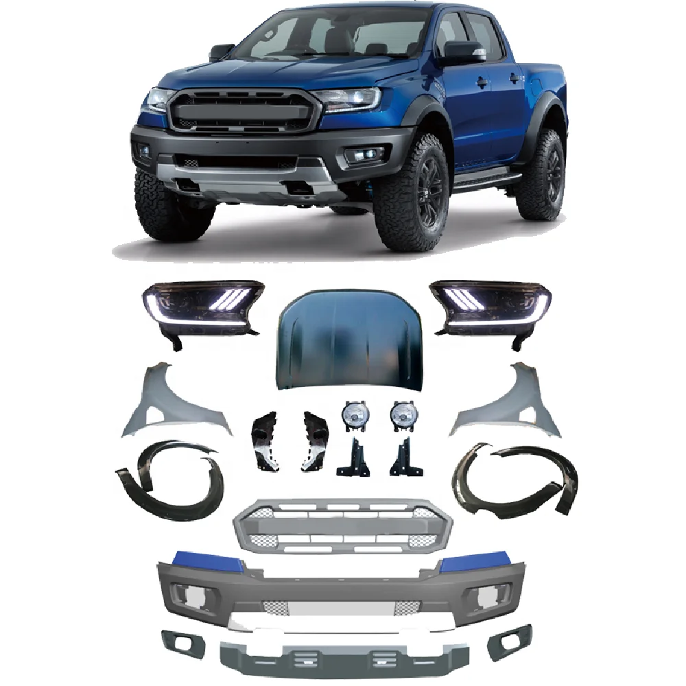 Body kits For Ford Ranger Raptor Conversion Upgrade T6 To Raptor Style