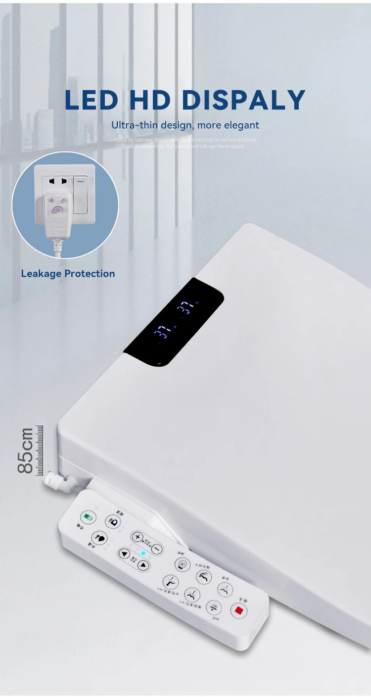 ABS Automatic High-quality Electric Smart Bidet Bathroom Smart Toilet Cover
