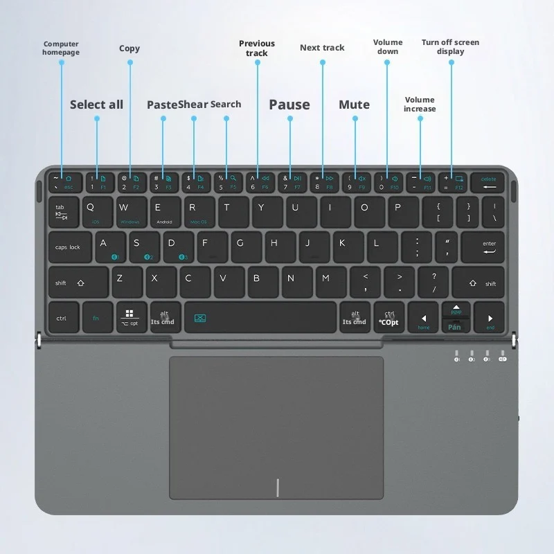 Ibox 11 Tablet Foldable Keyboa - Tablet Accessories Keyboard 评论和价格