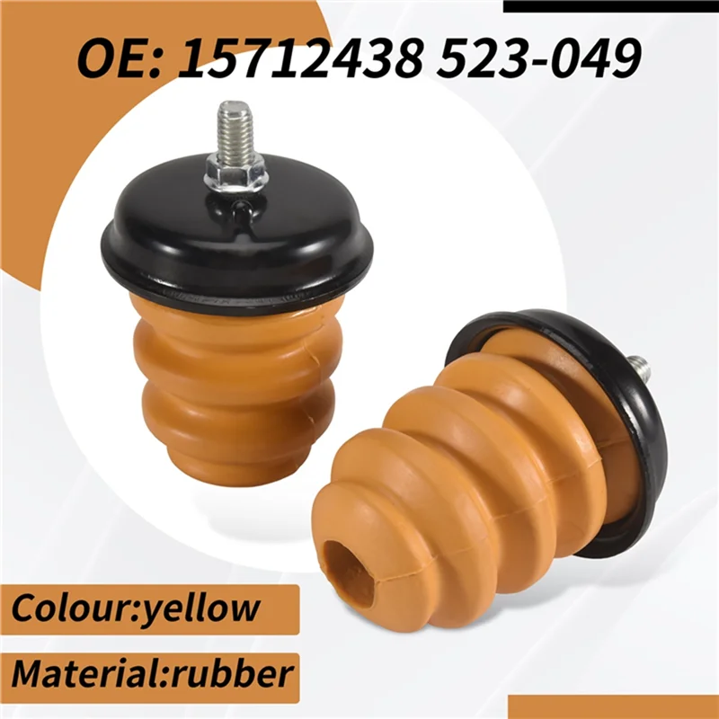 

Rear Suspension Bump Stop 15712438 523-049 Rear Axle Rubber Bumper Rear Frame Leaf Spring Bumper Bump Stop
