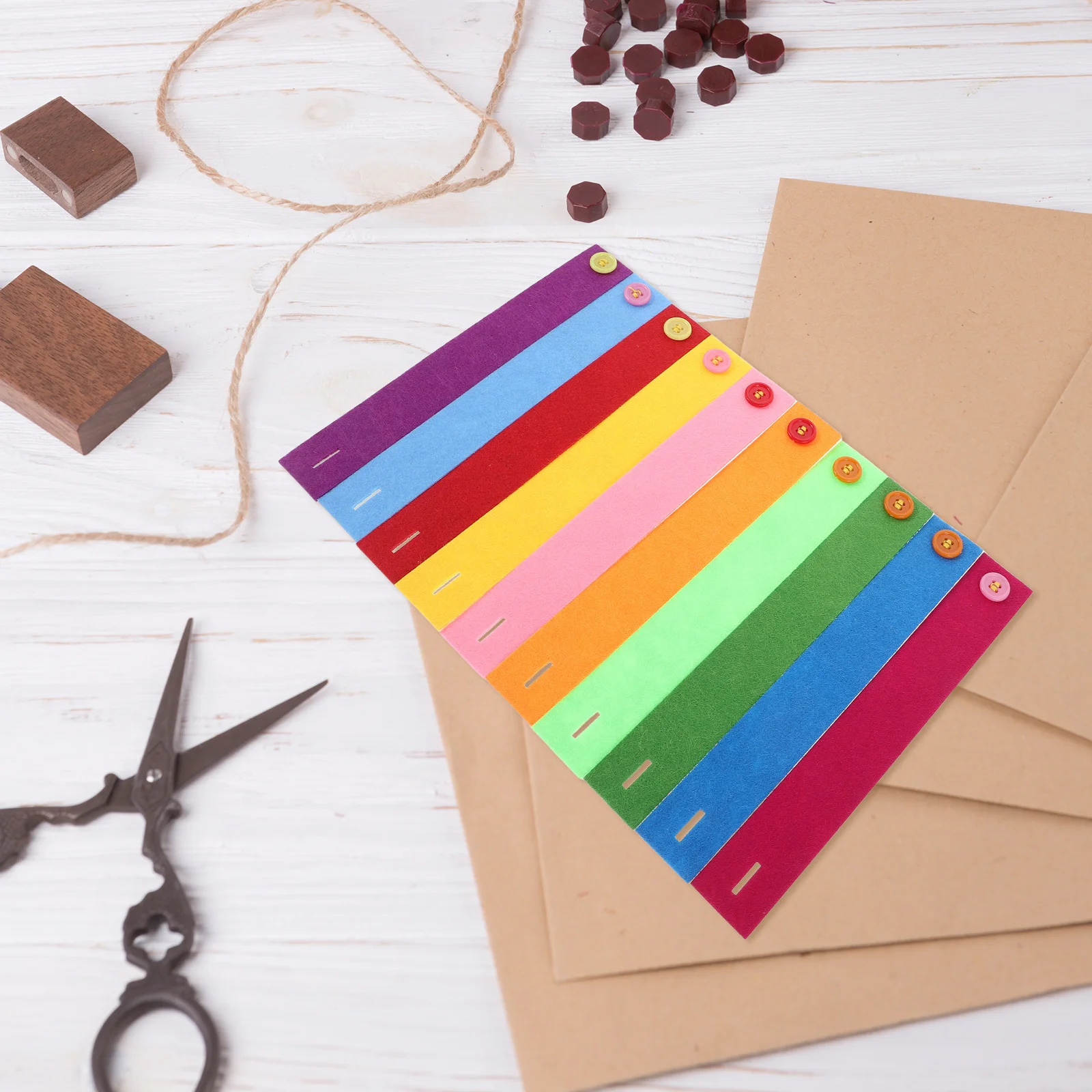 40 pçs pulseiras de botão de feltro pulseiras em branco ajustáveis para crianças montessori sensorial jogar festa favores eventos escolares artesanato