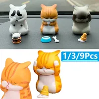 1/9 Kawaii Cat Doll Ornaments Figures Statue Mini Model Desktop Toys Gifts for Room Office Kids Car Home Decoration Accessories