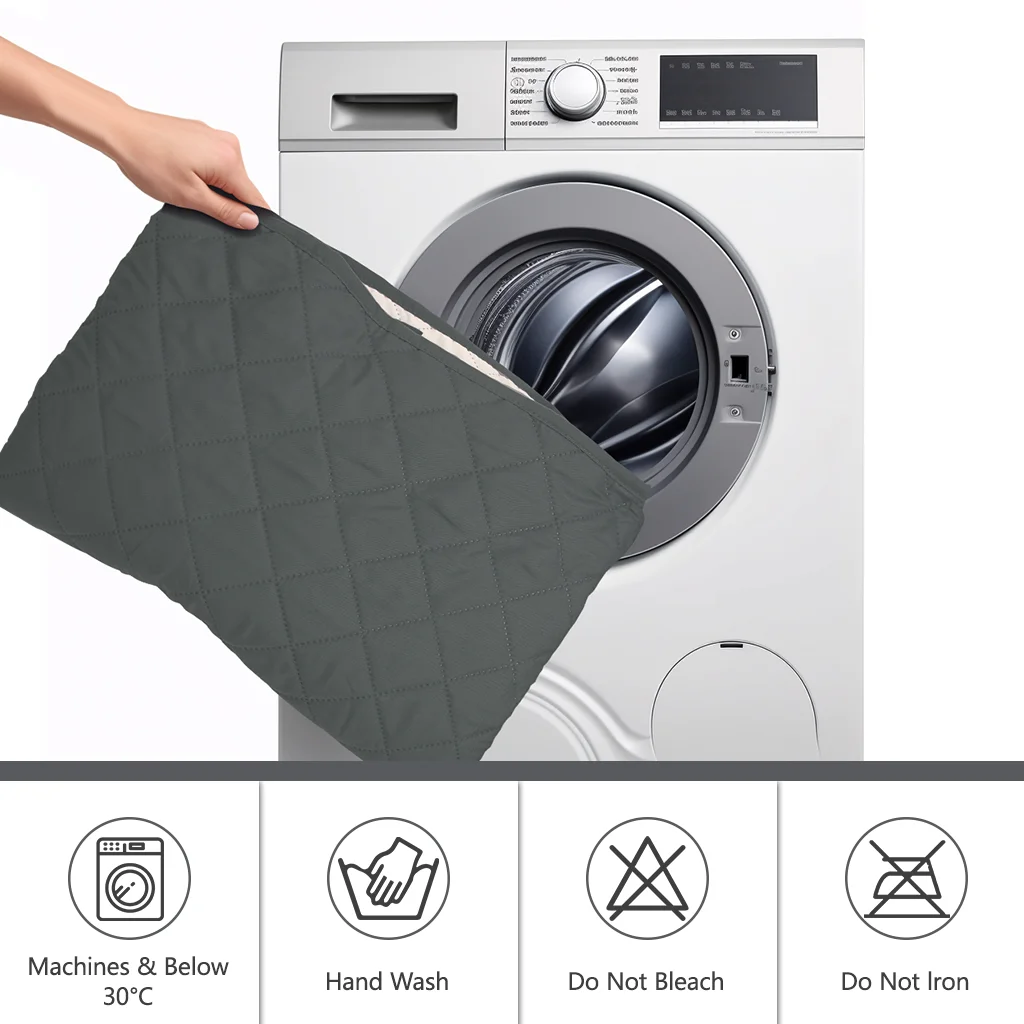 1pc Waterproof Recliner Sofa Chair Cover for Pets Kids Quilted Anti-wear With Elastic Strap Furniture Slipcovers 1/2/3/4 Seater view 6