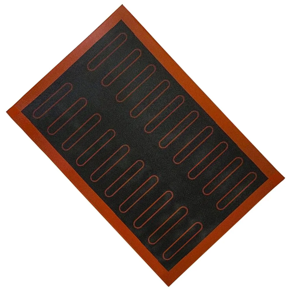 

Silicone Heat-Resistant Cookie Baking Mat Non-Stick Bakeware Liner for Home Restaurant Dessert Shop Eclair Baking Pad