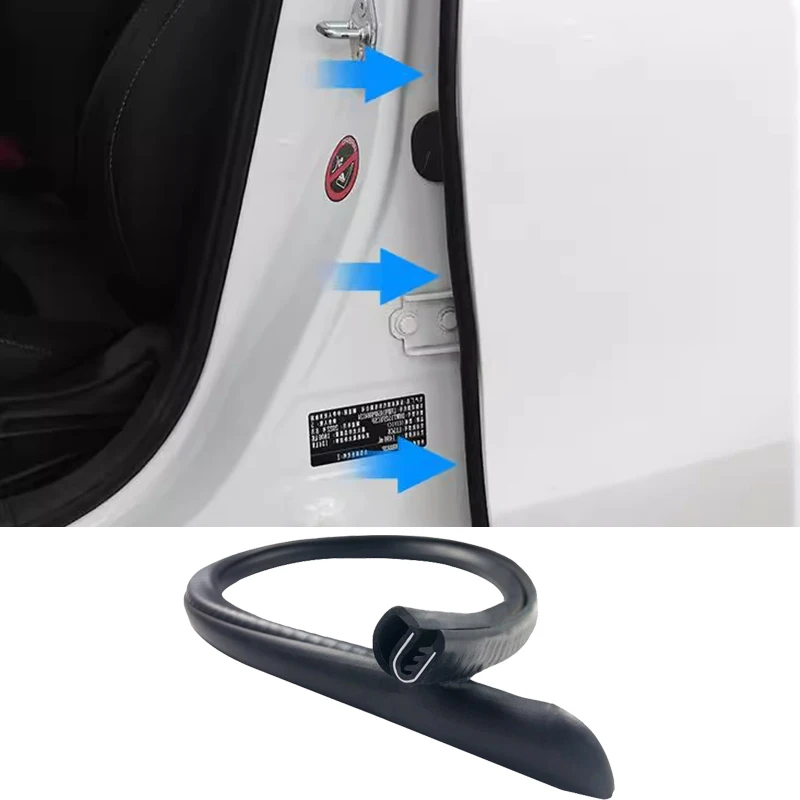 Car Door Edge Rubber Weatherstrip B Pillar Sealing Strips Noise Windproof Protection For Auto Door Trunk Sealant Accessories