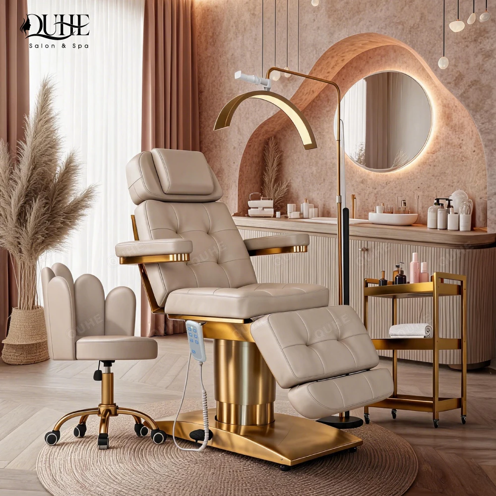 New Design 3 Motor Electric Esthetician Chair Cosmetology Beauty Bed Aesthetic Cosmetic Table Esthetic Bed