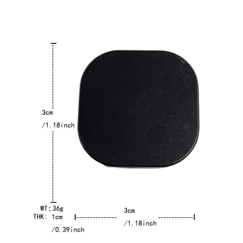 Giocattoli Fidget trasparenti a forma quadrata per adulti Moneta in metallo Fidget Cliker Cursore magnetico Fidget Sollievo dallo stress ADHD Autismo Giocattoli EDC